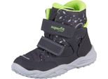 Superfit Glacier 0092362000 Stivali Invernali, Ragazzi, Materiale Misto, Grigio/Verde Chiaro - Scarpe Per Bambini Stivali Foderati Per Bambini Misura 18 - 42, Grigio