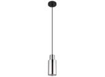 Globo Illuminazione Lampada A Sospensione Lidaria Dh 10X120 Cm Nero Sospensione
