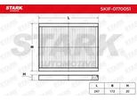Stark SKIF-0170051 - Filtro Aria Abitacolo Oe KC6108 Per I30 (Gd), I30 (Fd), Pro Ceed (Jd), Pro Ceed (Ed), Ceed (Ed), Ceed (Jd)