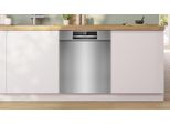 Bosch SMU6ECS12E Serie 6 Lavastoviglie Sottopiano 60 Cm, Acciaio Inox
