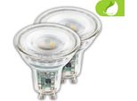 Set Di 2 Lampadine Led GU10 Lampadina Led Luce Bianca Calda Classe Di Efficienza Energetica A