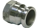 Braccio Di Leva Kamlok Tipo A Va (1.4408) Con Guarnizione In Ptfe.47,80Mm 1 1/2 Pollici