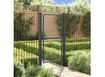 Cancello Da Giardino In Rete Acciaio Zincato 100 X 225 Cm Grigio