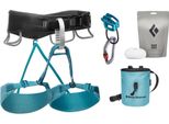 Imbracatura Momentum - Pacchetto W's, Aqua Verde, Extra Small Black Diamond