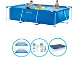 Telaio Rettangolare Per Piscina Intex 300X200X75 Cm - Accessori Inclusi