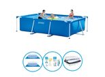 Telaio Rettangolare Per Piscina Intex 300X200X75 Cm - Set Estivo