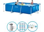 Telaio Rettangolare Per Piscina Intex 300X200X75 Cm - Pacchetto Piscina