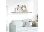 Vidaxl Scaffale Galleggiante Effetto Rovere 120X23,5X3,8 Cm Mdf