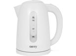 Camry | Bollitore | Cr 1254 | Standard | 2200 W | 1,7 L | Plastica | Base Girevole A 360° | Bianco