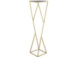 Howhomely Sgabello Per Fiori In Metallo Oro 100 Cm - Portafiori, Colonna Per Fiori Moderna