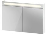 Duravit No.1 Armoire De Toilette, 2 Portes, Avec éClairage Led, 1000X148X700Mm, Alimentation Secteur, N17922000000000, N17922000000000