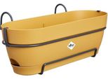 Elho® Vibia Campana Giallo Miele 50 Cm Con Supporto Allin1 - Plastica