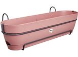 Elho® Vibia Campana Fioriera Rosa Cipria 70 Cm Con Supporto Allin1 - Plastica