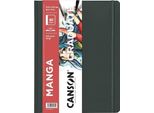 Canson C31200L036 Canson Graduate Quaderno Per Schizzi Manga, 216 X 279 Mm, Nero