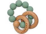 Tettarella In Silicone Per Bambini Con Palline New Baby Verde
