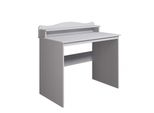 Schreibtisch Otto Home "Lesve", Weiß (Weiß, Weiß, Weiß), B:100Cm H:92Cm T:55Cm, Tische, Schreibtisch, Aus Massiver Kiefer, Mit Schreibtischaufsatz