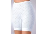 Lange Unterhose SPEIDEL, Damen, Gr. 50, 4 Stk., weiß, 100% Baumwolle, Unterhosen Lange Unterhose