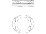Mahle 081 Pi 00104 000 Pistone Adatto A Peugeot 207 (Wa, Wc) Partner Tepee 207 Cc (Wd) 208 I Hatchback (Ca, Cc) 2008 Estate (Cu) 508 Sw I (8E)