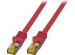 Efb MK7001.1R Efb RJ45 Patchkabel S/Ftp,Cat.6A,Lszh,Cat.7 Rohk.,1M,Rot
