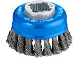 Pro Spazzola A Tazza X-Lock Pesante In Metallo, 75 X 0,5 Mm