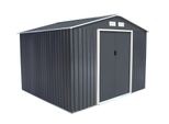 Casa Da Giardino In Metallo Rojaplast Archer D 267X245 Cm Grigio