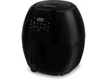 Zeegma Knapper Grand Friggitrice Ad Aria Calda 1800W, 7,7L, Nero, Antiaderente