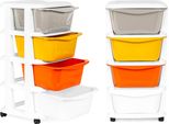 Libreria Con 4 Cassetti Estraibili Con Rotelle