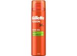 Gillette Fusion 5 Action Sensitive Gel Da Barba Per Uomo Con Olio Di Mandorle 200Ml