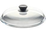 Coperchio In Vetro Bombato 32 Cm, Vetro, Trasparente