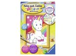 Ravensburger Creart 29603 - Dolce Unicorno - Unicorno Da Dipingere Con I Numeri Per Bambini Dai 7 Anni In Su 29603