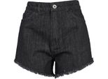 DáMské Kalhoty Urban Classics Ladies Denim Hotpants Nero Lavato - 30