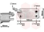 Van Wezel 59003170 - Radiatore Olio Oe 1446535 Per C-Max, Fiesta Vii, Focus Iii, Galaxy (WA6), Grand C-Max, Kuga Ii, Mondeo Iv, S-Max (WA6), Freelander 2 (L359), Range Rover Evoque (L538), V70 Iii (135), XC60 (156), S80 Ii (124), XC70 Ii (136)
