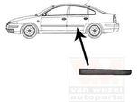 Van Wezel Modanatura Decorativa/Protettiva, Porta Incollata Nera Posteriore Sinistra (5836425) Per Vw