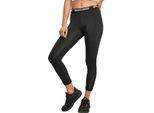 Urban Classics Donna - Leggings Tech Mesh Schwarz - Xs