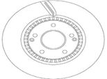 2X Disco Freno Trw DF6884S Per Ssangyong Tivoli Suv 37Mm 298Mm