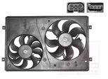 Van Wezel 5827748 Ventola Di Raffreddamento Motore Ventola Di Raffreddamento Per Vw Polo (9N) Radiatore Acqua Ø290Mm