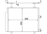 Mahle Ac 515 000S - Condensatore Aria Condizionata Oe 6455AP Con Essiccatore Per C8 (Ea, Eb), Jumpy (VF7), Ulysse, 807 (Eb), Expert (Vf), Expert Tepee (VF3X)