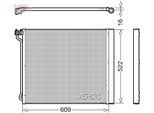 Denso DCN05034 - Condensatore Aria Condizionata Oe 64509166098 Con Essiccatore Per X5 (E70), X5 (F15, F85), X6 (E71)