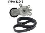 Skf VKMA31042 Kit Cinghia Trapezoidale Dentata Oe 6Q0145299 Compatibile Con A1 8X, A3 8P, Altea, Altea Xl, Cordoba, Ibiza, Leon, Toledo, Fabia, Octavia, Rapid, Roomster, Yeti, Eos, Golf Plus, Golf V, Golf Vi, Jetta, Passat 3C, Polo 9N, Polo 6R, Scirocco, Tiguan, Touran