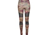 Urban Classics Donna Camo Tech Mesh Leggings Redwood Camo - S
