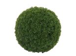 KüNstlicher Busch MCW-O96, Thujakugel Dekopflanze Kunstpflanze Lebensbaum KüNstlich, Outdoor, Polyethylen Ø 32Cm