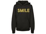 Mr. Tee Bambini Giallo Smile Box Felpa Con Cappuccio Nero - 122/128