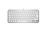 Logitech Mx Keys Mini Per Mac Tastiera Illuminata Minimalista Senza Fili - Mini - Senza Fili - Bluetooth - Azerty - Led - Grigio