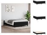 Vidaxl Letto A Molle Insacchettate Nero 140X190 Cm Tessuto - Letti E Strutture Letto
