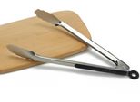 Pinze Da Barbecue In Acciaio Inox [Lunghezza 34 Cm] | Pinze Da Cucina Universali Con Occhiello Per Appenderle | Pinze Multiuso Per Barbecue - Pinze Per Carne [Resistenti Al Calore] | Pinze Per Salsicce | Pinze Da Portata Antiscivolo | Pinze Da Gourmet
