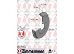 2X Zimmermann Tamburo Freno 600.1968.20 Per Vw Polo (AW1 BZ1) T-Cross (C11_)