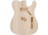 E-Gitarren-Korpusersatz für unbearbeitetes Saiteninstrument aus Pappelholz im TL-Stil