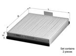 Filtro Abitacolo Mahle La 76/S Filtro Antipolline Per Renault Espace Iii (JE0)