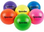 Set Di Palline In Schiuma Spordas Neon - 6 Pezzi Da 16 Cm Per Interni Ed Esterni
