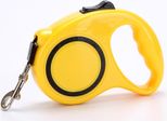 Guinzaglio Automatico Per Cani 3M - Guinzaglio Da Corsa - Guinzaglio Retrattile Per Cani Di Piccola E Media Taglia - Guinzaglio Retrattile Fino A 11 Kg - Guinzaglio Automatico Per Cani Di Piccola Taglia, Cucciolo Di Gatto 3M Giallo